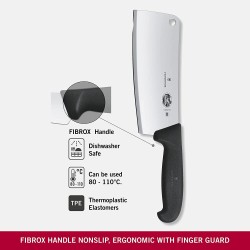 Cuchillo chino para chef Fibrox Victorinox  deta